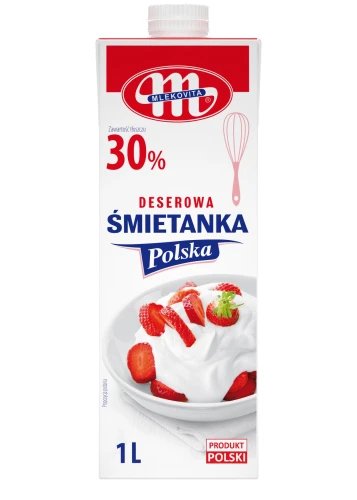 UHT dairy cream 30%